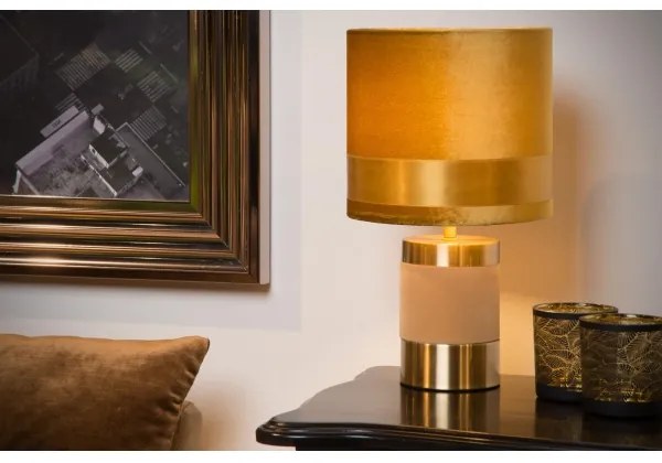 Lucide 10500/81/34 - Stolná lampa EXTRAVAGANZA FRIZZLE 1xE14/40W/230V zlatá