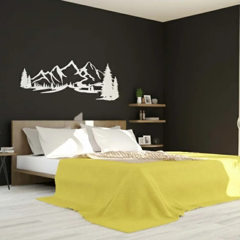 Drevený obraz Hory a les – moderná dekorácia na stenu | SENTOP FB-HDF0414