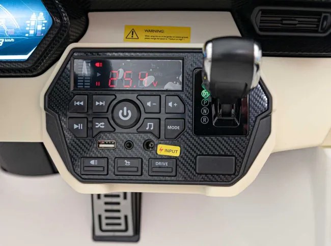 Elektrické autíčko Lamborghini SIAN biele