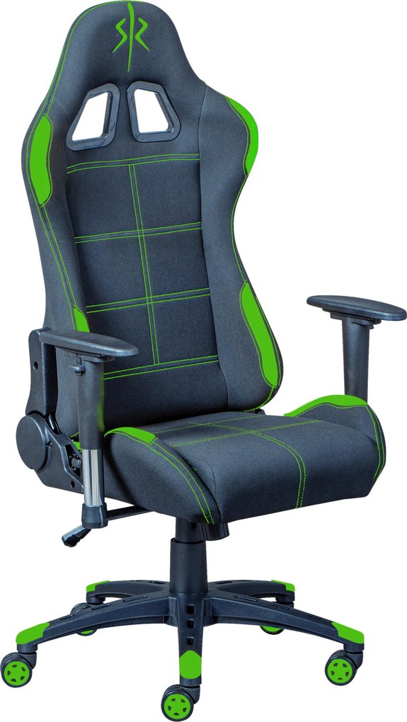 XXXLutz HERNÁ STOLIČKA, sieť, zelená, čierna MID.YOU - Online Only kancelárie - 000528040901