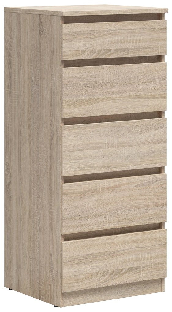 Komoda BRW Tetrix 3 (dub sonoma) . Akcia -43%. Vlastná spoľahlivá doprava až k Vám domov. 1098540