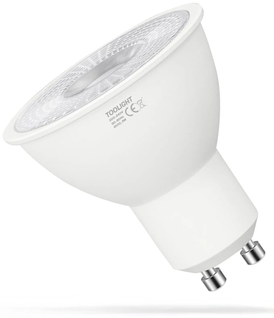 Toolight Toolight, LED žiarovka GU10, 5W, 400lm, 4000K, neutrálna farba, RSL041, OSW-20024
