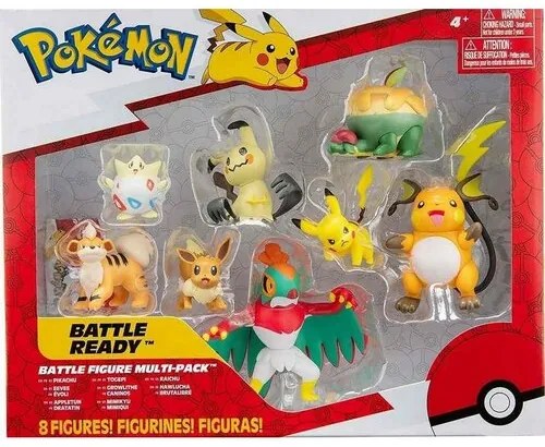 Súprava figúrok Pokémon, 8 ks