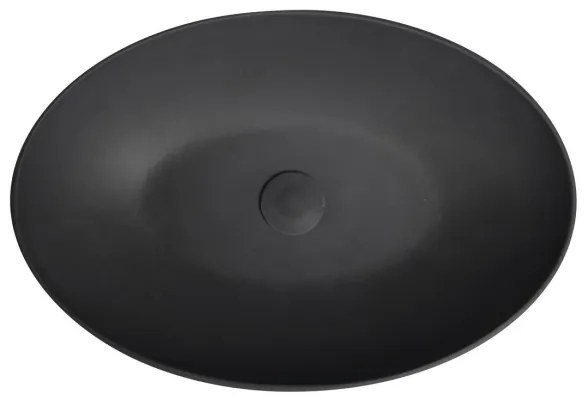 Sapho - Umývadlo na dosku FORMIGO 60x40 cm betón/antracit