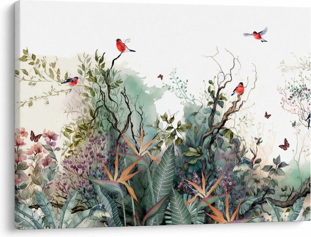 Obraz - Prírodná krajina, aquarel (70x50 cm)