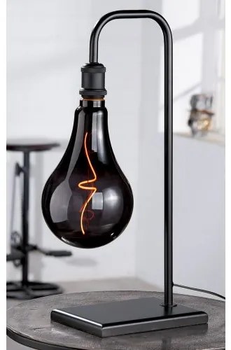 Minimalistická industry čierna lampa