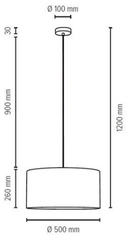Spot-Light 3754027 - Luster na lanku SCARLETT 1xE27/60W/230V
