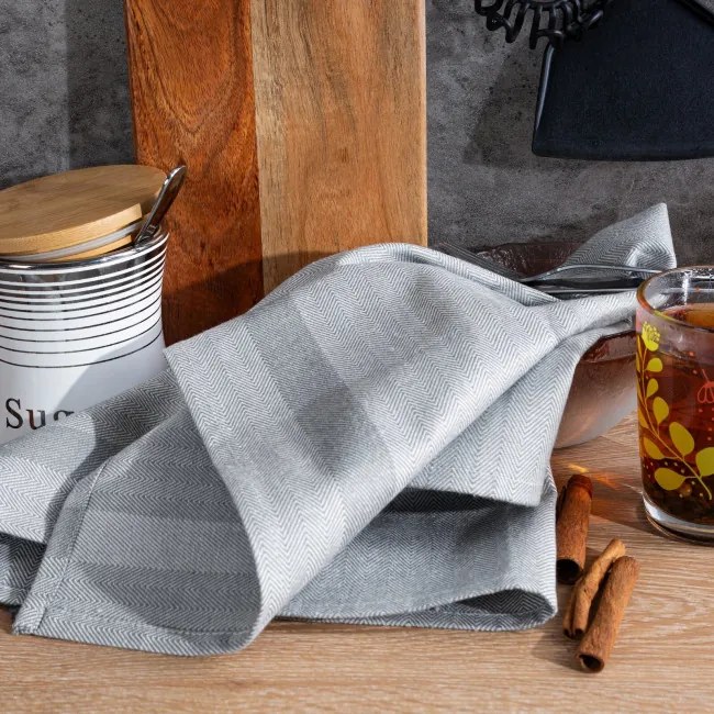 Sada kuchynských utierok OLIVIA 11 strieborná