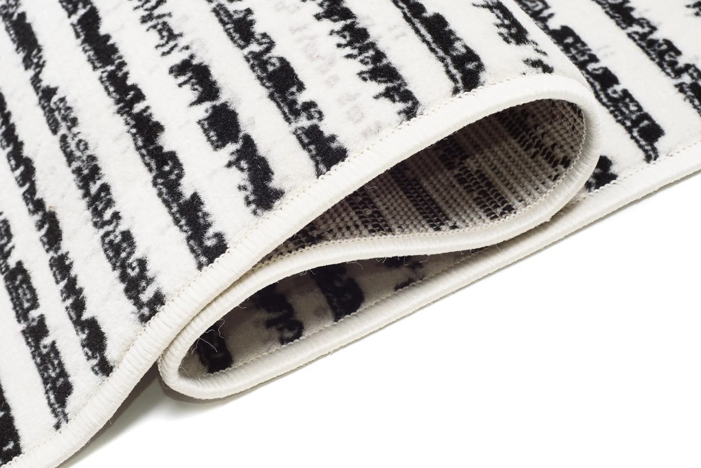 TA Koberec 3478A KRÉMOVÁ / ČIERNA GRACE