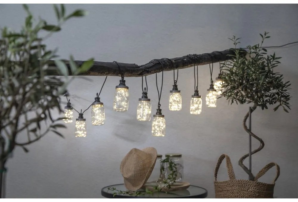 Vonkajšia svetelná LED reťaz Star Trading Circus Bottle, dĺžka 4,5 m