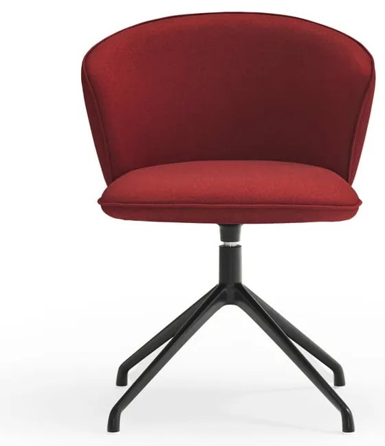 Vínovočervené čalúnené jedálenské kreslá v súprave 2 ks Add – Teulat