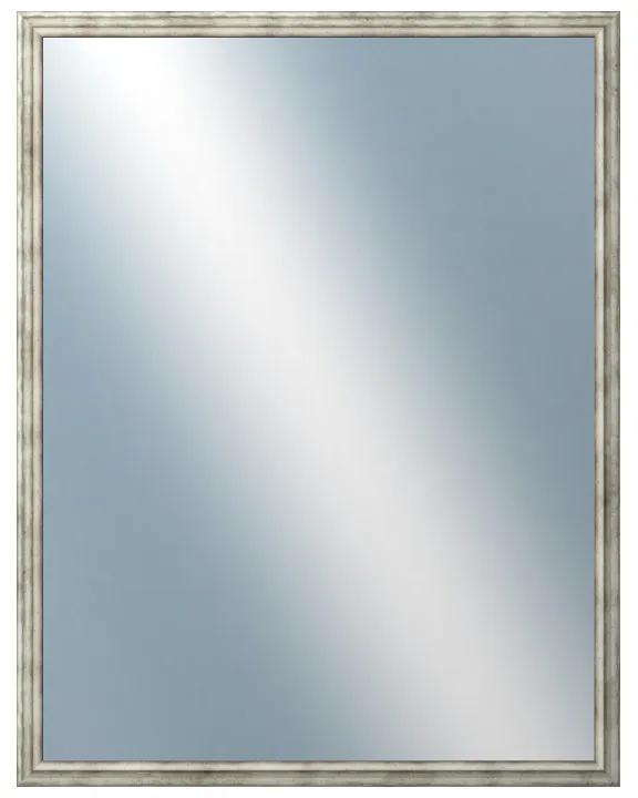 DANTIK - Zrkadlo v rámu, rozmer s rámom 70x90 cm z lišty TRITON strieborná (2143)