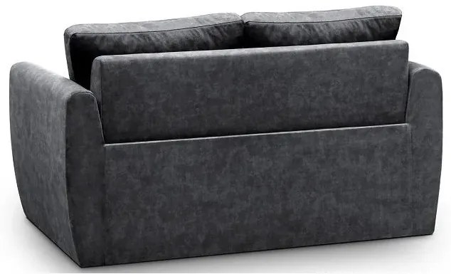 Rozkladacie pohovka Bella Lux 120, sivá (Terra 88)