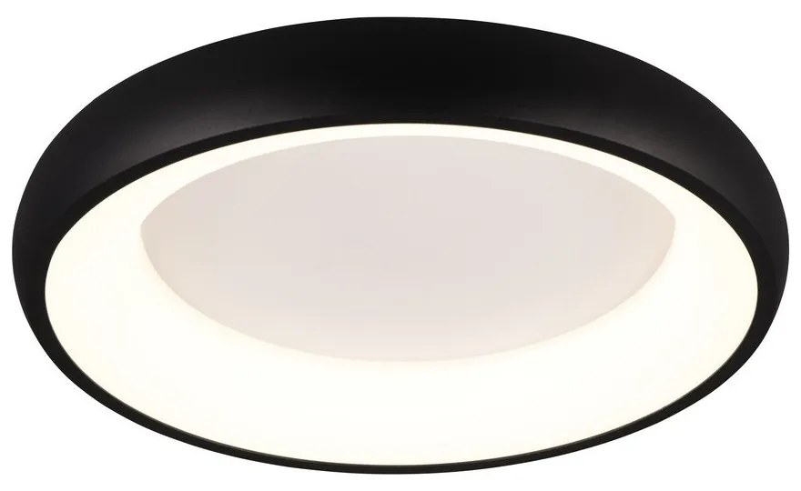 Čierne LED stmievateľné stropné svietidlo Cardona – Trio