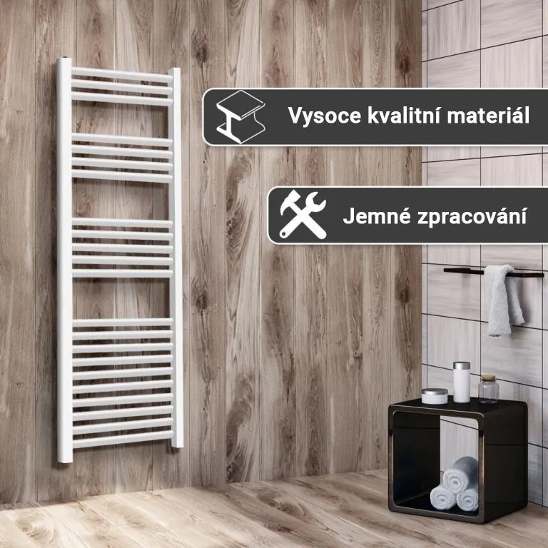 AQUAMARIN Vertikálny kúpeľňový radiátor, 1400 x 600 mm
