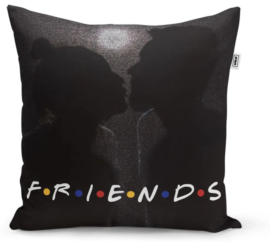 Sablio Vankúš Seriál Priatelia FRIENDS Bozk - 60x60 cm