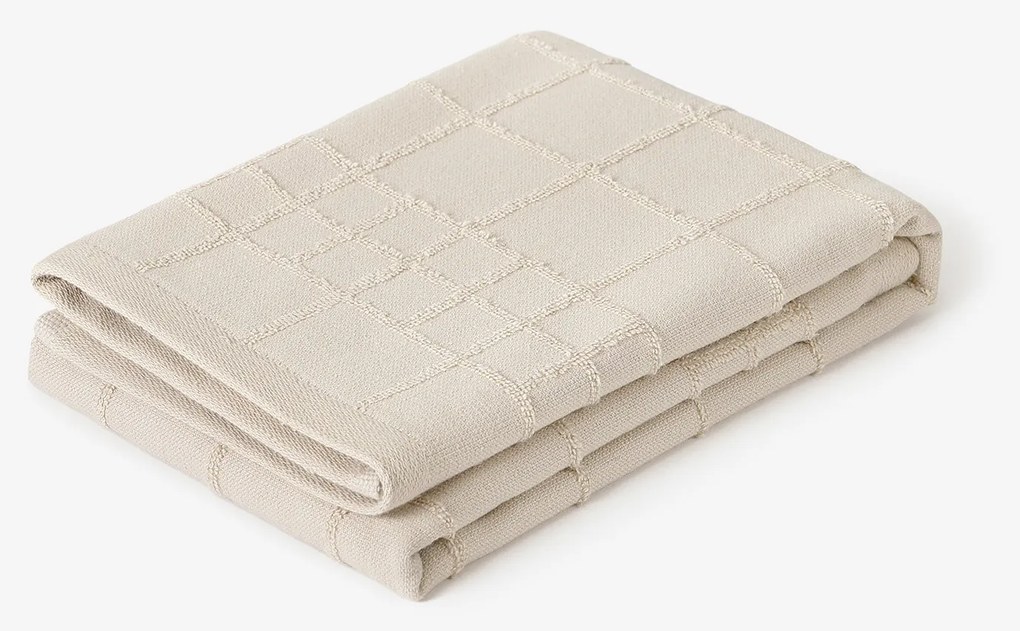 Goldea kuchynská froté utierka - béžová 50 x 70 cm