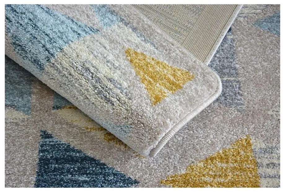 Kusový koberec Canvas sivý 140x190cm