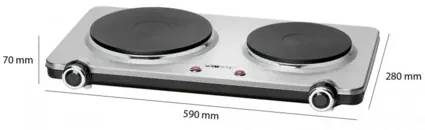 Clatronic DKP 3668 varič dvojplatničkový