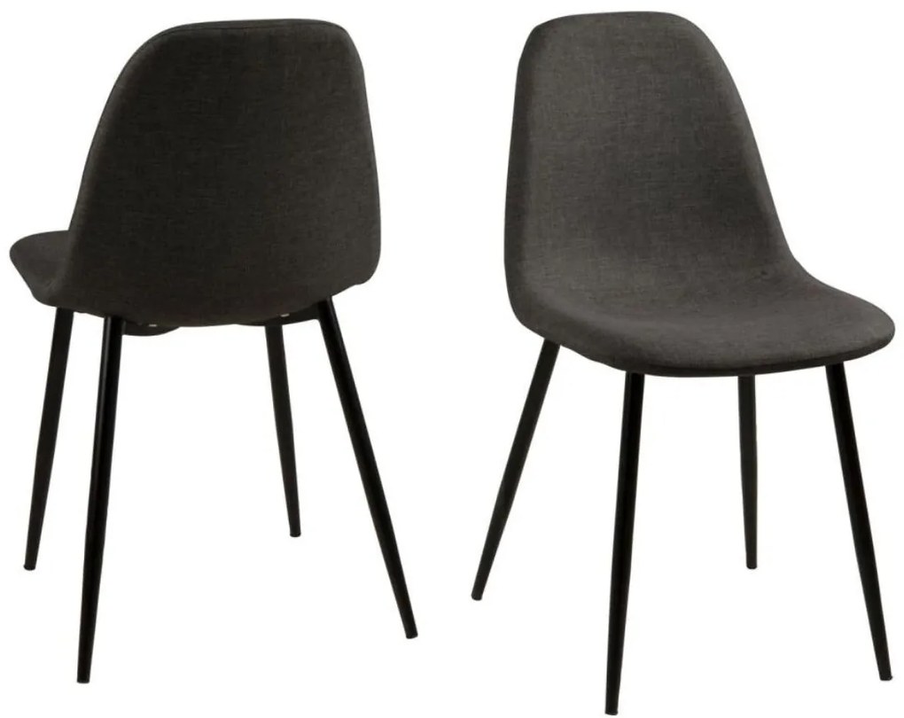 Jedálenská stolička Wilma, tmavosivá (64374)