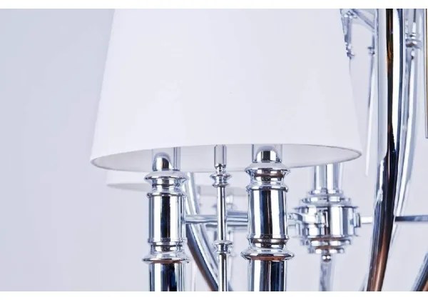 Azzardo AZ0028 - Luster na reťazi DIABLO 6xE14/11W/230V biela