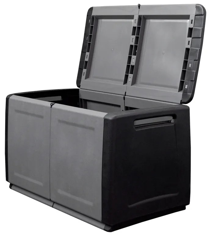 ArtPlast Plastový odkladací box s vekom na náradie, 960x570x530 mm, sivý
