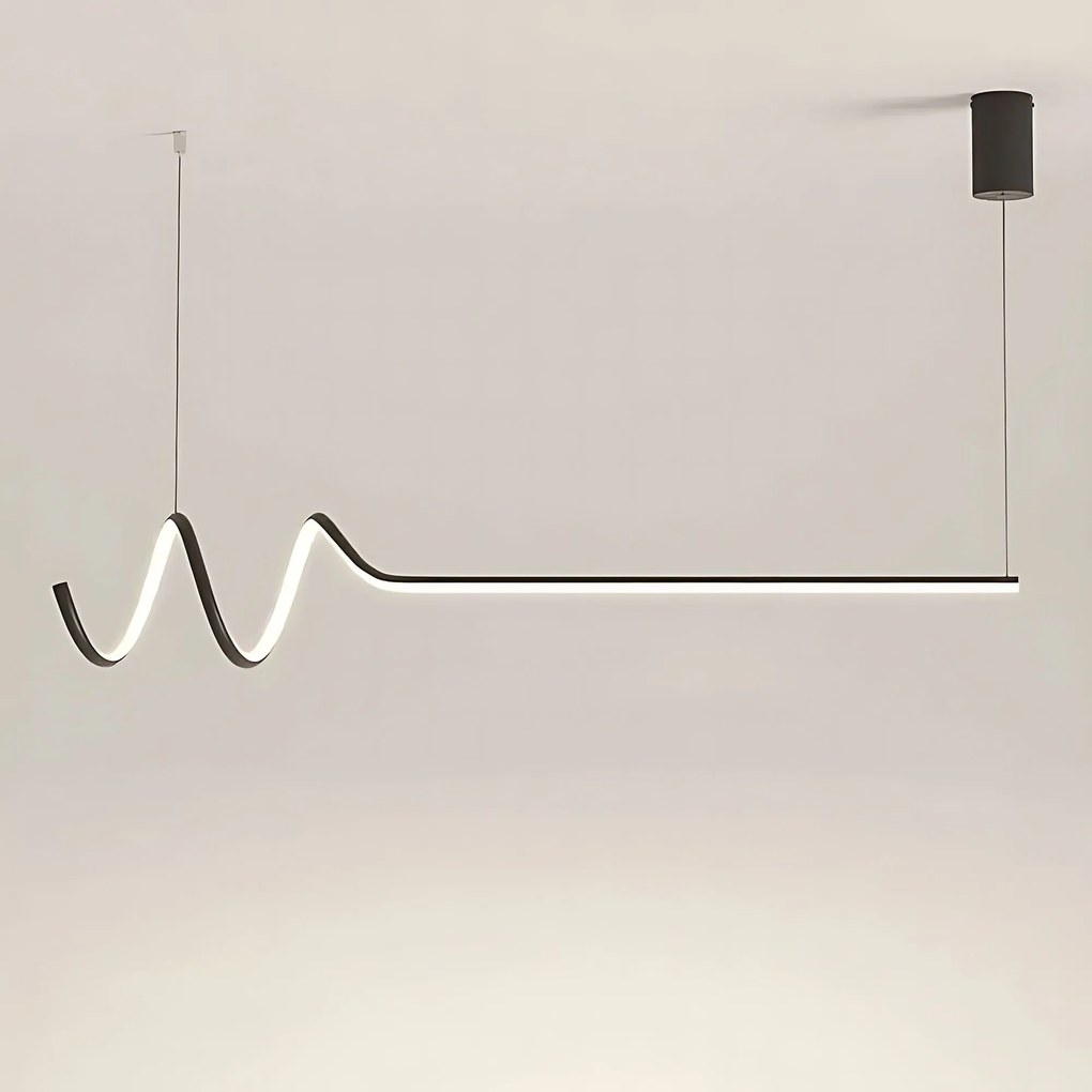 Toolight Toolight, LED závesné svietidlo 120cm, 36W, 3000K, LHJ030-CP, čierna, OSW-50013