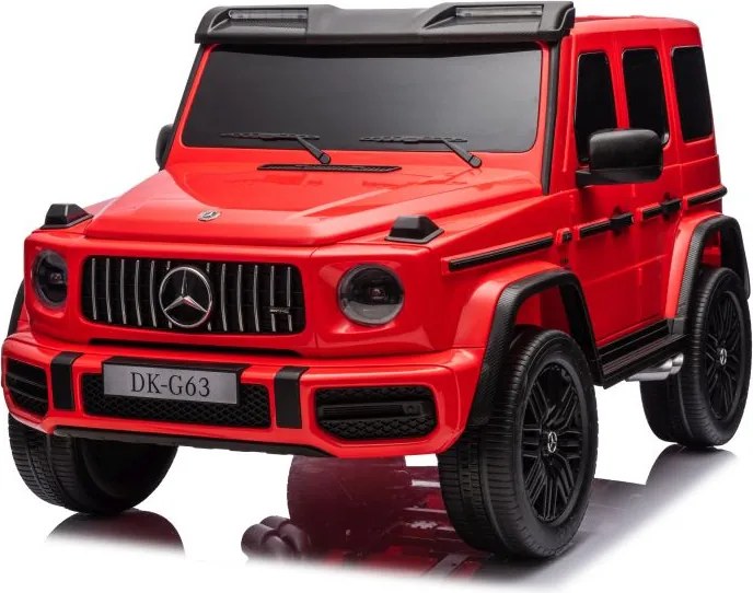 LEAN CARS Elektrické autíčko Mercedes G63 XXL červené 4x4