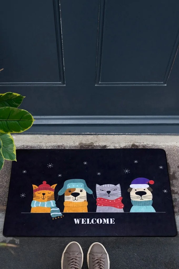 Rohožka Pets 40 x 60 cm čierna