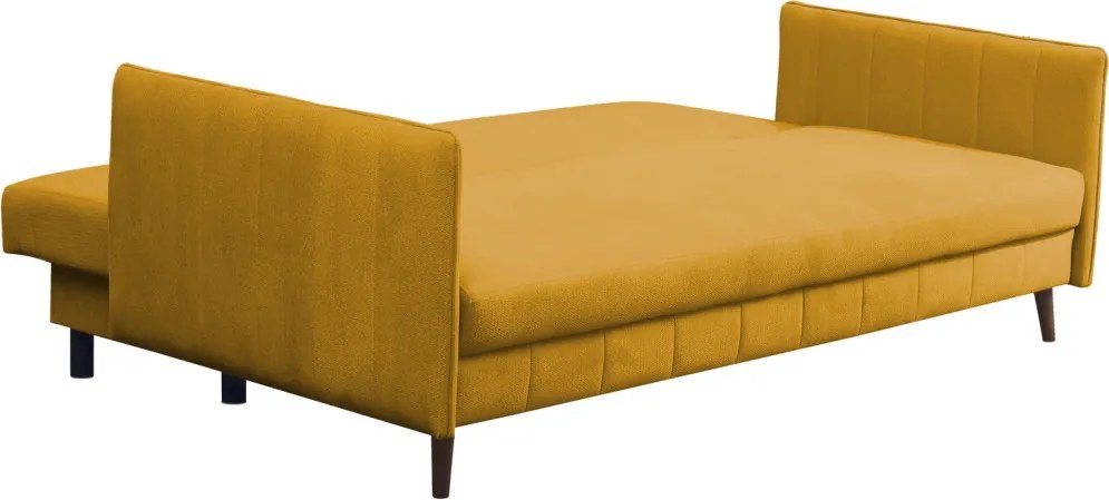 Rozkladacia pohovka Vannes, žltá látka