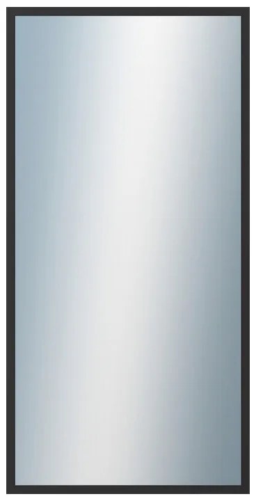 DANTIK - Zrkadlo v rámu, rozmer s rámom 60x120 cm z lišty Hliník čierna (7005021)