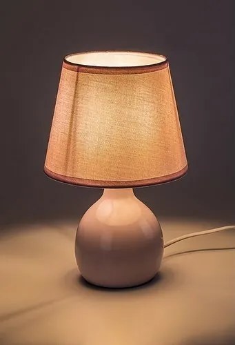 Rabalux 74078 stolná lampa Ingrid, sv. ružová