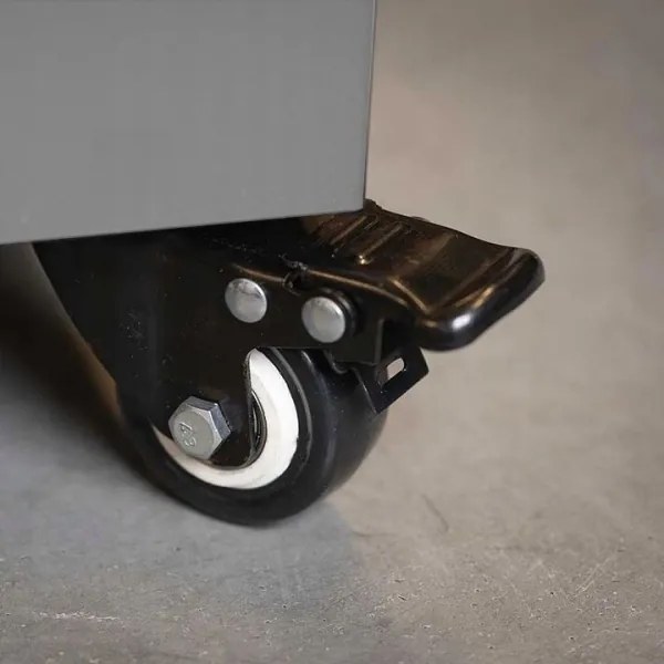 Planika Faro GAS - Vonkajší plynový krb 142x36 cm 8kW šedá + ochranný kryt