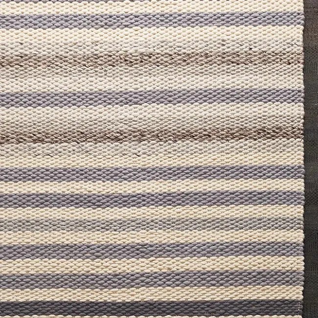 Diamond Carpets koberce Ručne viazaný kusový koberec MCK Strop DE 2263 Pastel Brown Mix - 80x150 cm