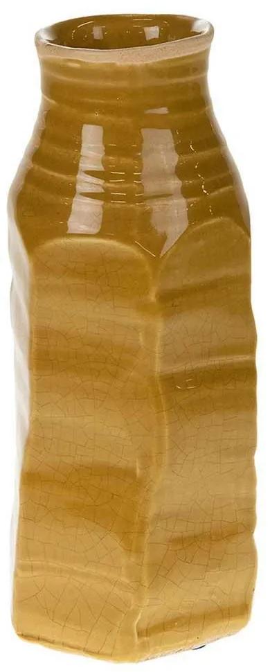 Keramická váza ÁSATÁS 23 cm žltá