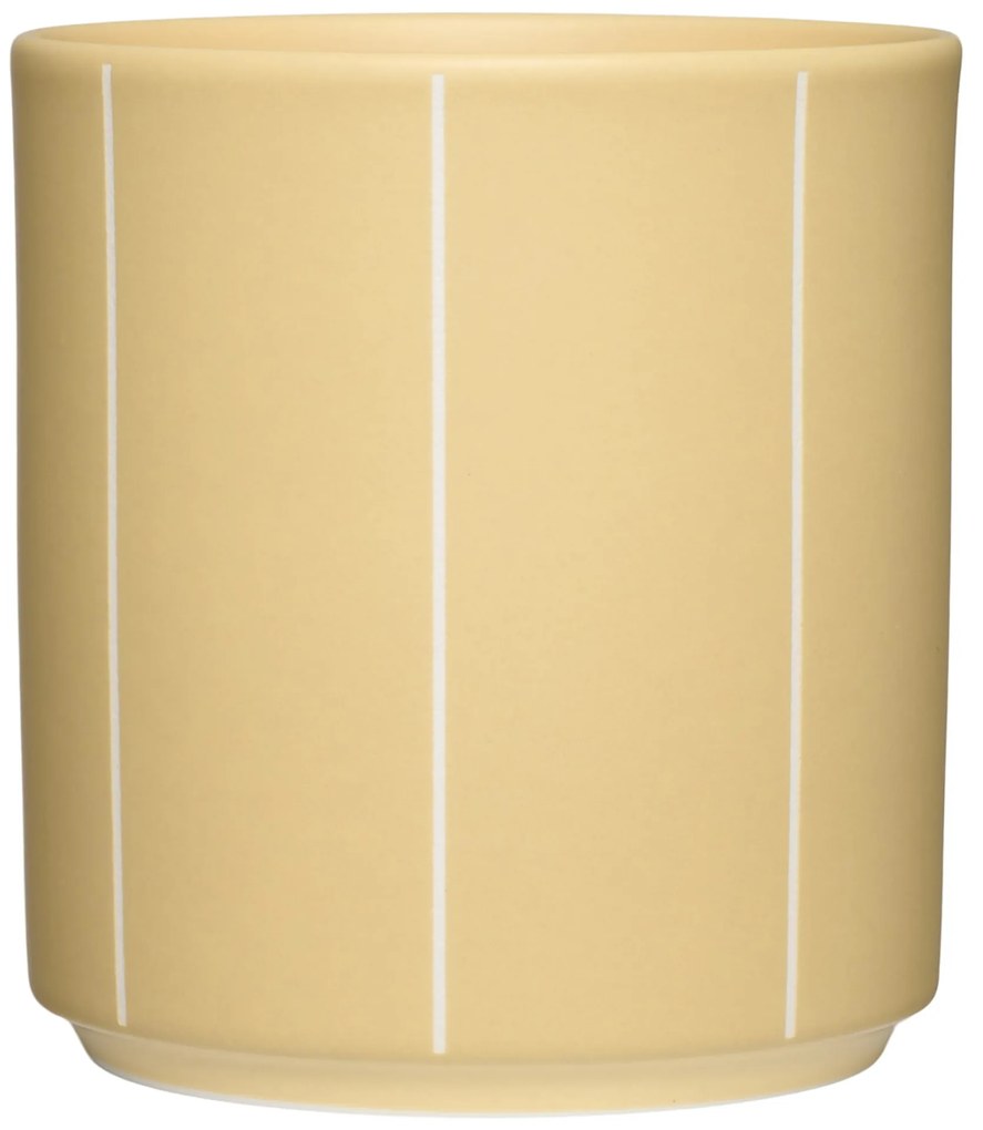 DESIGN LETTERS Porcelánový hrnček Nordic Pyjamas Yellow Butter 250 ml