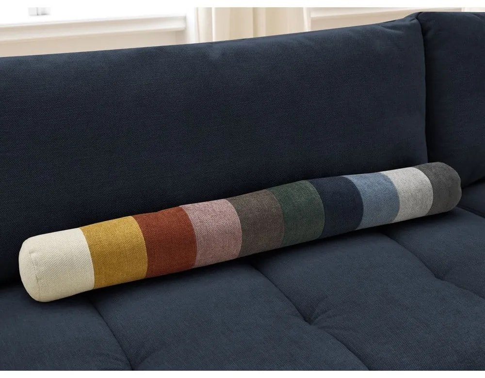 Tmavomodrá rozkladacia/s úložným priestorom rohová pohovka (pravý roh/do L) Fuji – Bobochic Paris