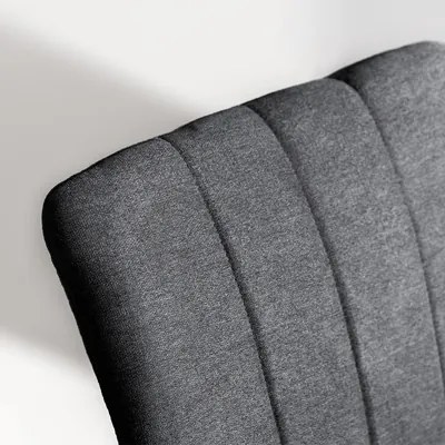 Čalúnená stolička sivá SVENTO