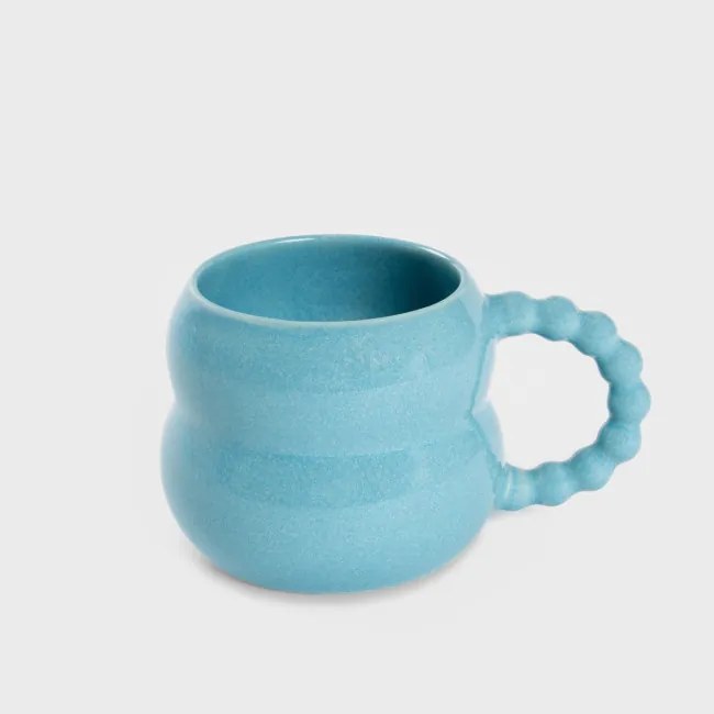 Hrnček BUBBLE BEADS tyrkysový 727368 300 ml