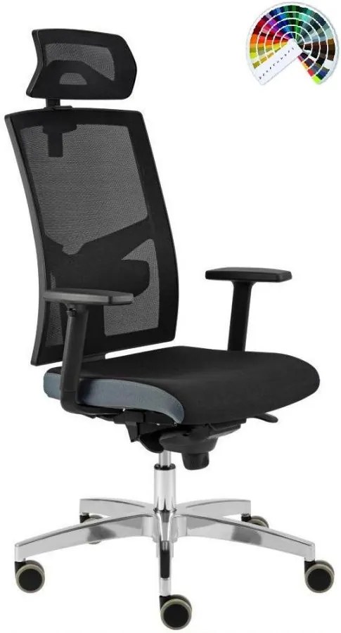 Kancelárska stolička GAME ŠÉF VIP čalúnenie KOŽENKA Arizona