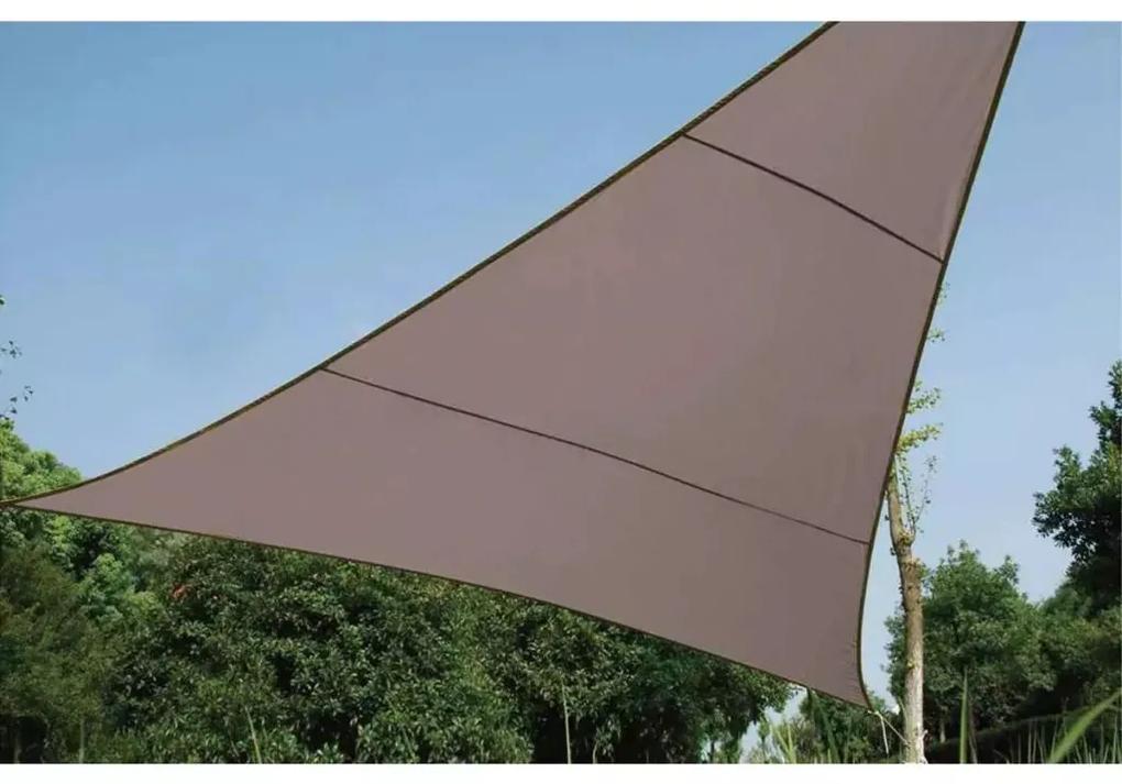 Perel Tieniaca plachta trojuholníková 3,6 m sivohnedá GSS360TA