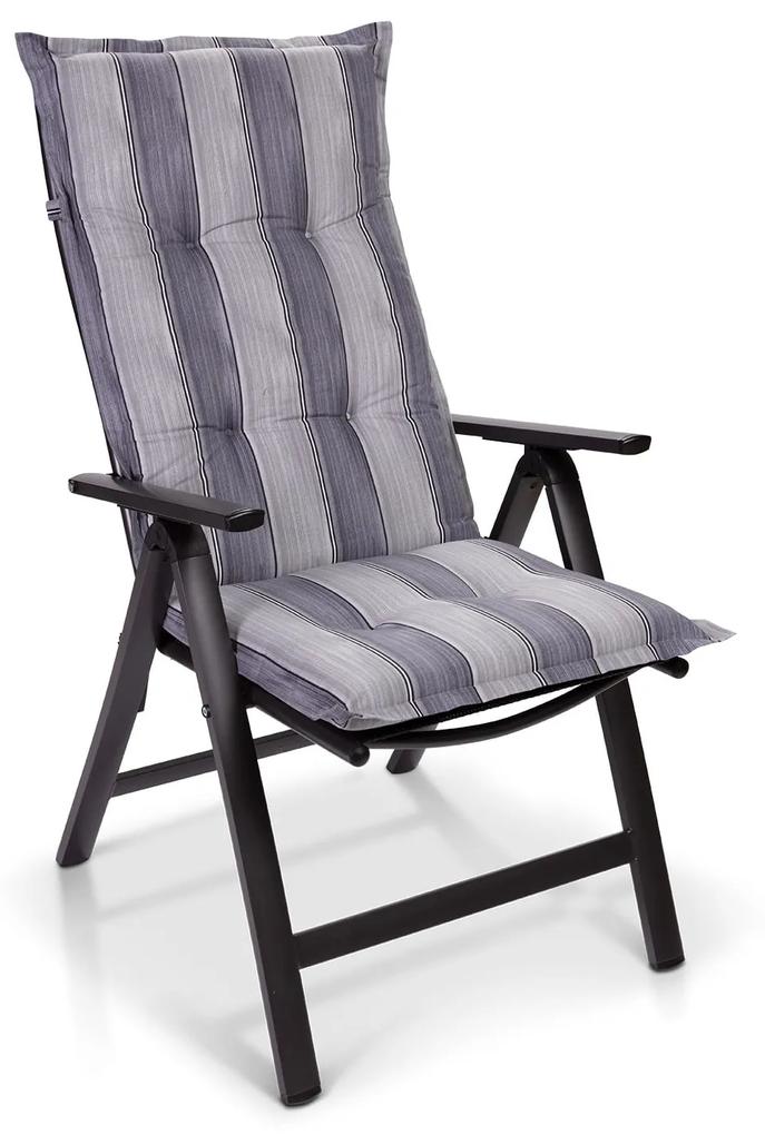 Prato, čalúnenie, čalúnenie na kreslo, vysoké operadlo, záhradná stolička, polyester, 50x120x7cm