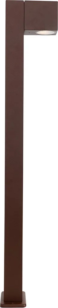 Priemyselná stojaca vonkajšia lampa hrdzavohnedá 80 cm IP44 - Baleno
