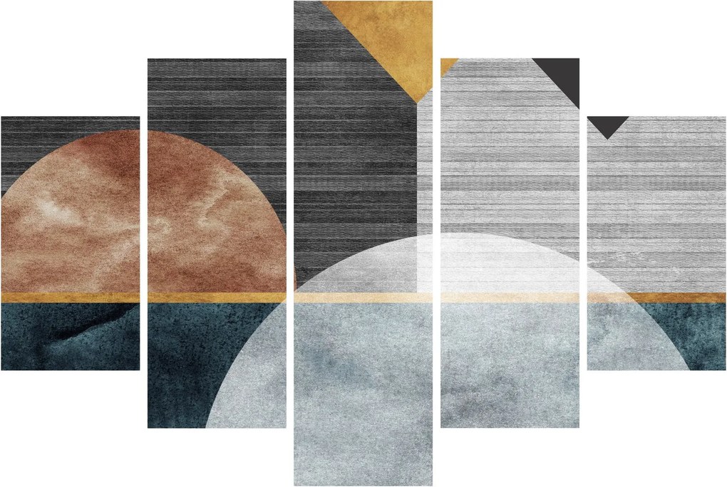 Obraz - Tvary a textúry (150x105 cm)