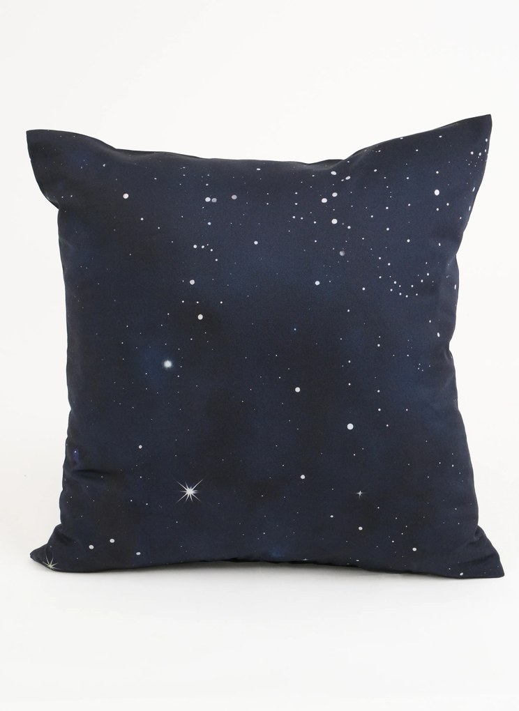 Saténová obliečka na vankúš 40 x 40 cm - Hviezdna obloha
