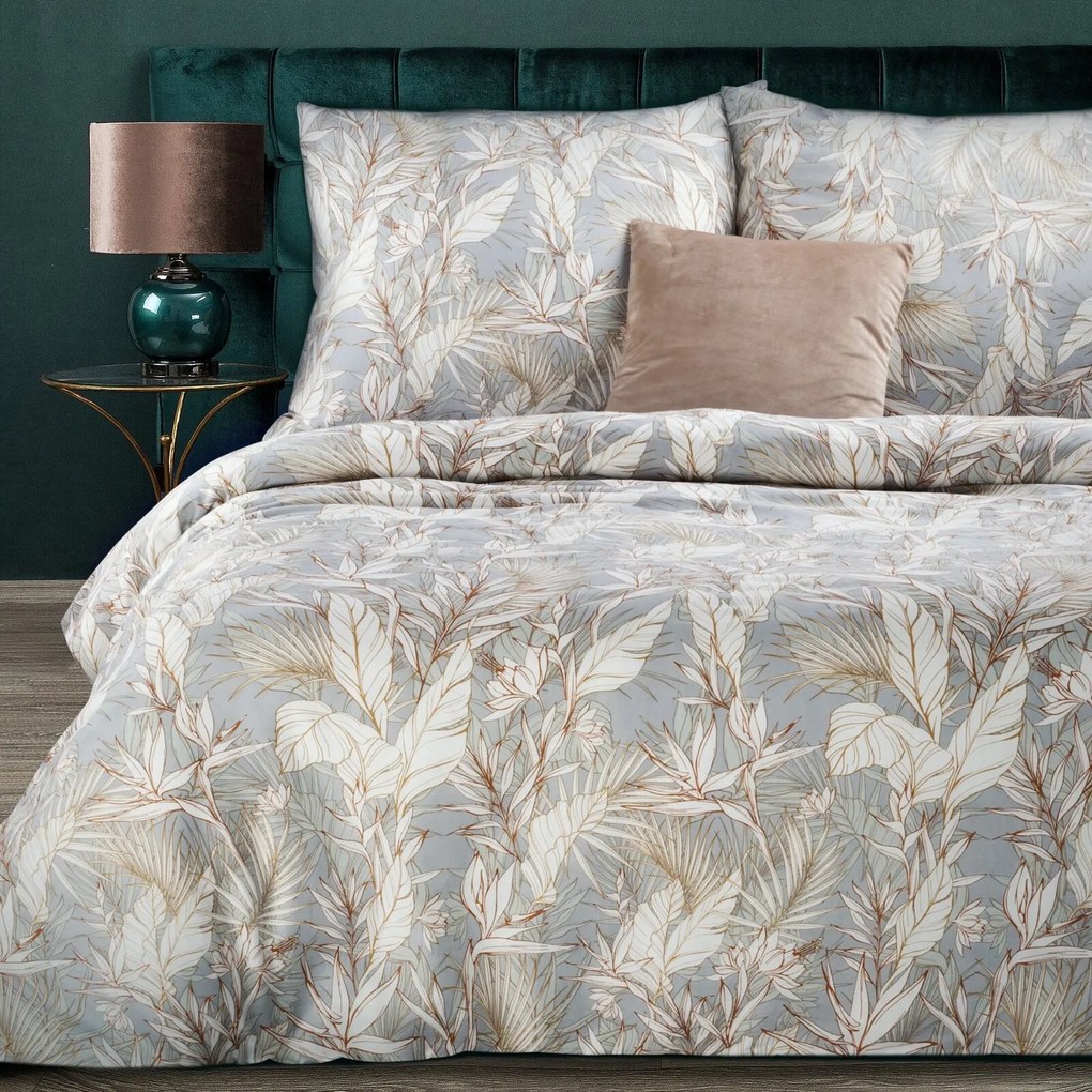 SATÉNOVÉ OBLIEČKY NIKA26 180X200 CM, 2KS 70X80 CM VZOROVANÉ