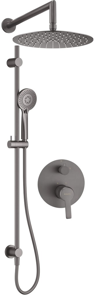 Deante Concealed shower set, with sliding bar - with a shower head