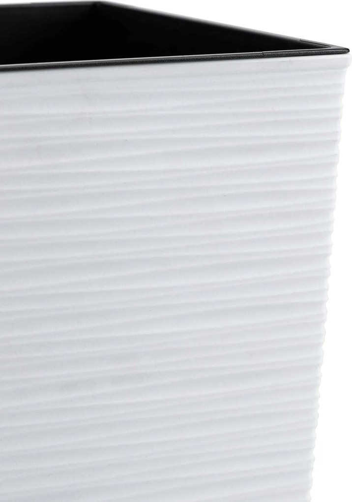 Kvetináč FLORE RIFLO 29,5x30,5 cm biely