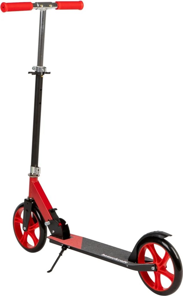 Bauerkraft Skladacia mestská kolobežka pre deti a mládež, kolesá 200 mm ABEC-7, regulácia 85,5–95,5cm