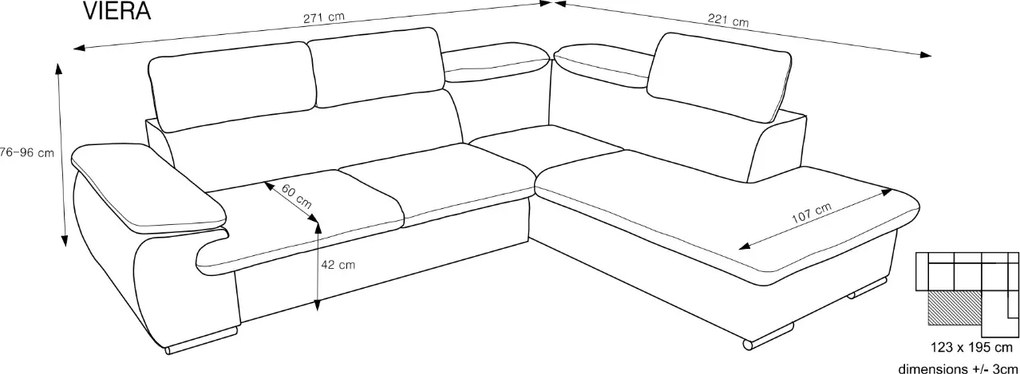 Sedacia súprava VERTU